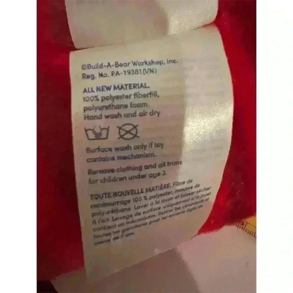 Build-A-Bear Red Raptor Dinosaur Plush 16" Stuffed Animal Toy - Picture 7 of 9